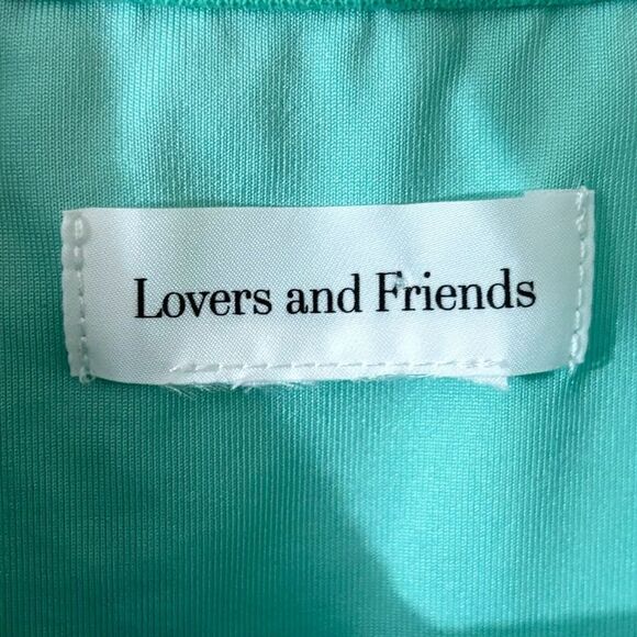 Lovers and Friends Forest Mini Green Dress Tank Bodycon Seafoam Size S - Picture 7 of 8
